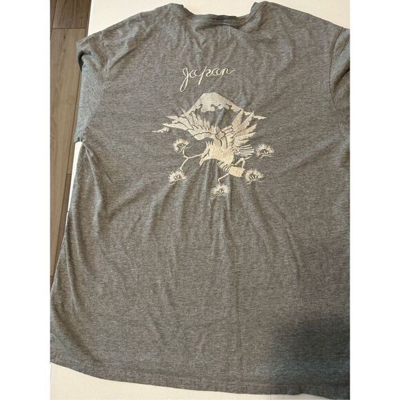 Pacsun Unisex  Gray Embroidered Dragon Long Sleeve Tee Size XL - Picture 5 of 10